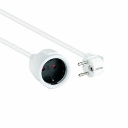 Nanocable Câble de rallonge Schuko mâle-femelle 5m Blanc