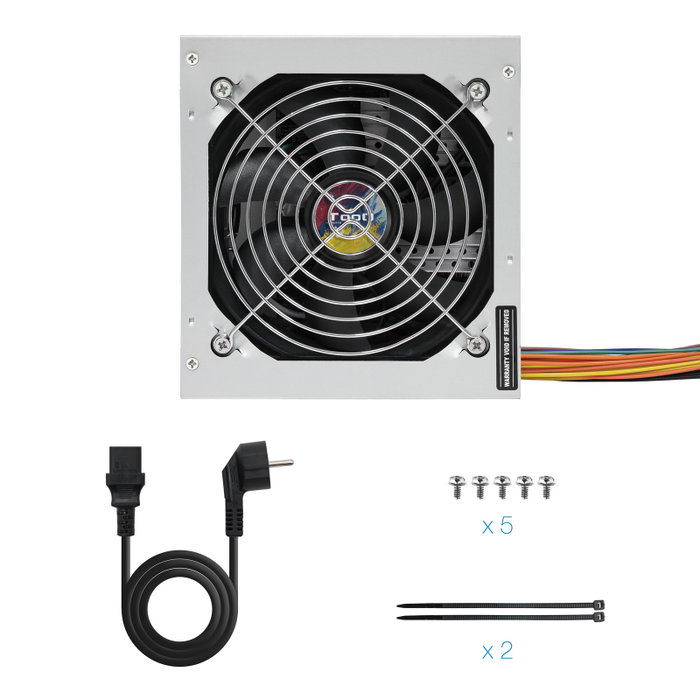 Tooq TQAPOLO 500SP 500W PFC Actif Argent Tooq TQAPOLO 500SP 500W PFC Actif Argent