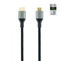 Nanocable Câble HDMI 2.1 Ultra High Speed 1 m - Mâle/Mâle - 8K@60Hz 4K@120Hz 48Gbps eARC HDR Noir