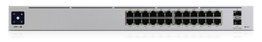 Ubiquiti USW-Pro-24-POE Gen 2 - Commutateur PoE+ Gigabit 24 ports, 2 ports SFP+ 10G, 450W, affichage tactile, alimentation redondante