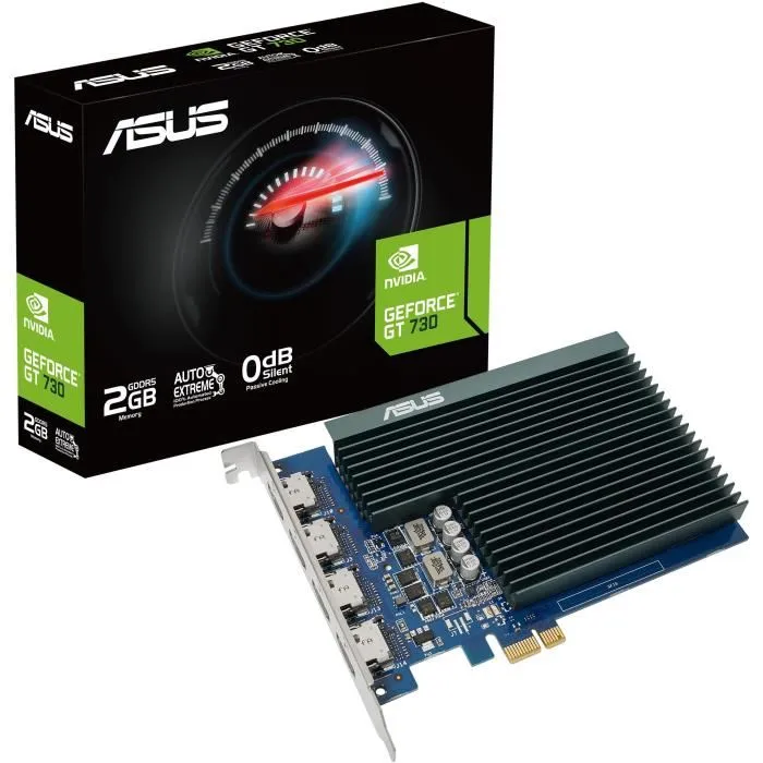 Carte Graphique Asus GT730-4H-SL-2GD5 2 GB GDDR5 4K Ultra HD Carte Graphique Asus GT730-4H-SL-2GD5 2 GB GDDR5 4K Ultra HD