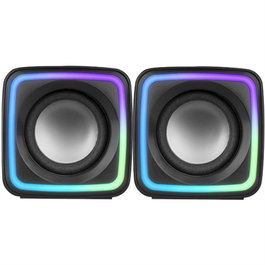 Mars Gaming Mscube Premium Enceintes Gaming 8W RGB Son Spatial DSP USB