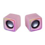 Mars Gaming MSCUBE Premium Enceinte 8W RGB DSP USB 3.5mm - Design Compact pour Gaming