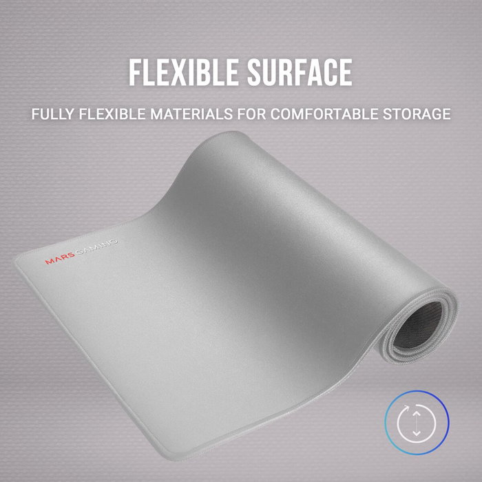 Tapis Gaming Mars Gaming MMPXLS Argenté