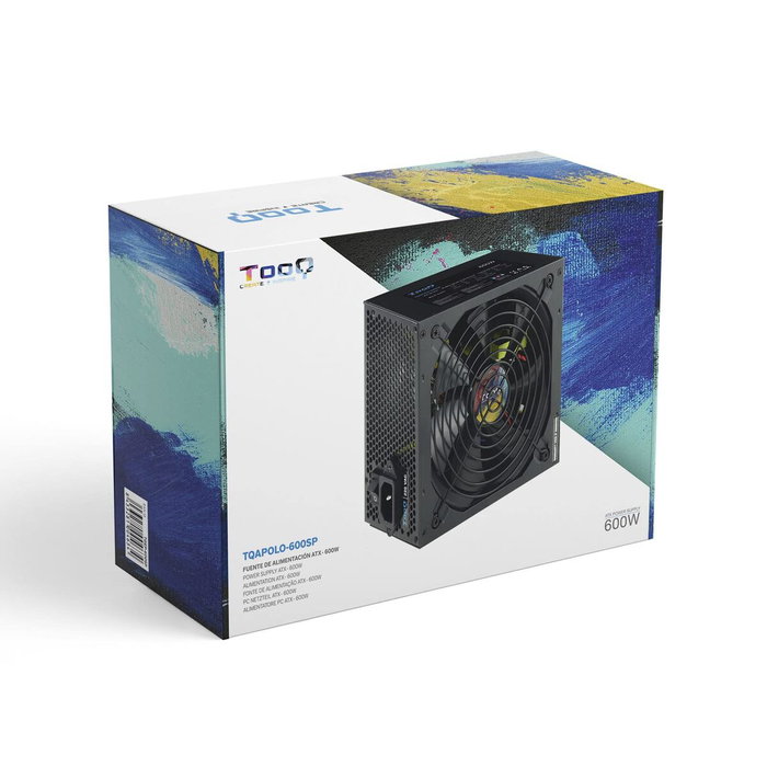 Bloc d’Alimentation TooQ TQAPOLO-600SP ATX 600 W CE - RoHS Bloc d’Alimentation TooQ TQAPOLO-600SP ATX 600 W CE - RoHS