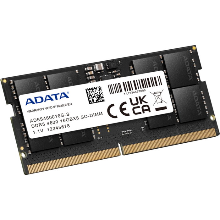 Adata Mémoire RAM DDR5 16 Go SODIMM 4800 MHz