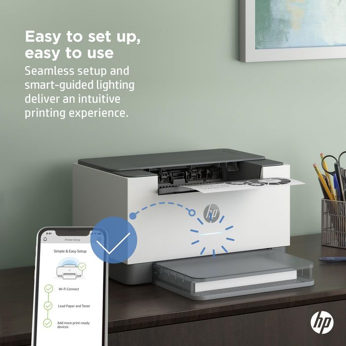HP Imprimante Laserjet M209dw, Laser Monochrome, Impression Recto Verso Automatique, WiFi, 30 ppm, 600 x 600 ppp, A4