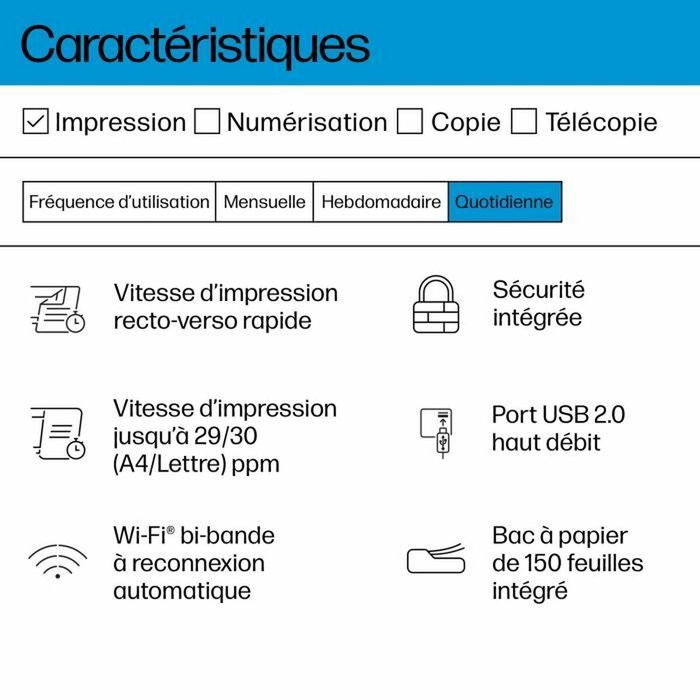 Imprimante laser HP M209dw