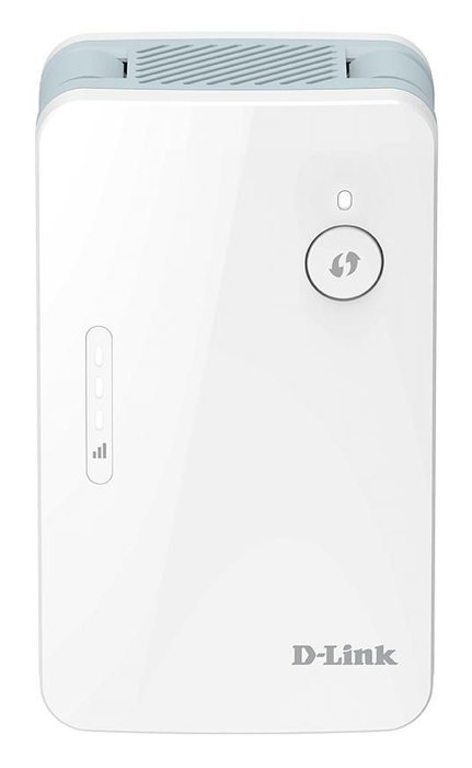 D-Link E15 Répéteur Wi-Fi Mesh AX1500 WiFi 6, avec assistance IA, port Gigabit, WPA3, compatible tous routeurs, couverture jusqu'à 600 m²