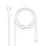 Nanocable 10.10.0600 Câble Lightning vers USB-C 50 cm Blanc