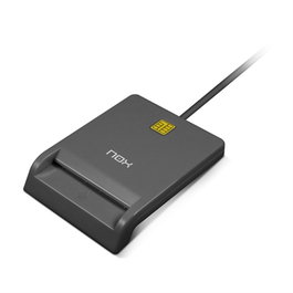 Nox NXLITECARDID Lecteur de carte à puce USB 2.0 DNIe PC/SC CCID compatible Windows Mac Linux