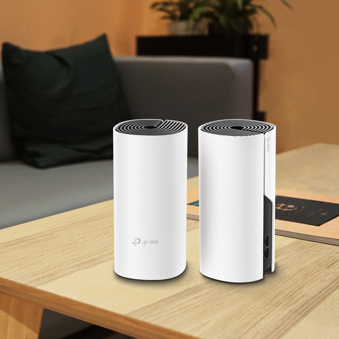 TP-Link Deco M4 Système Wi-Fi Mesh AC1200 pour toute la maison, pack de 2 unités, couverture jusqu'à 260 m²
