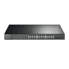 TP-LINK Switch Gigabit managé 24 ports PoE+ TL-SG3428XMP, Noir