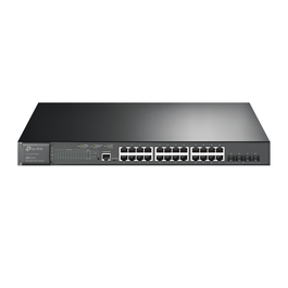 TP-LINK Switch Gigabit managé 24 ports PoE+ TL-SG3428XMP, Noir