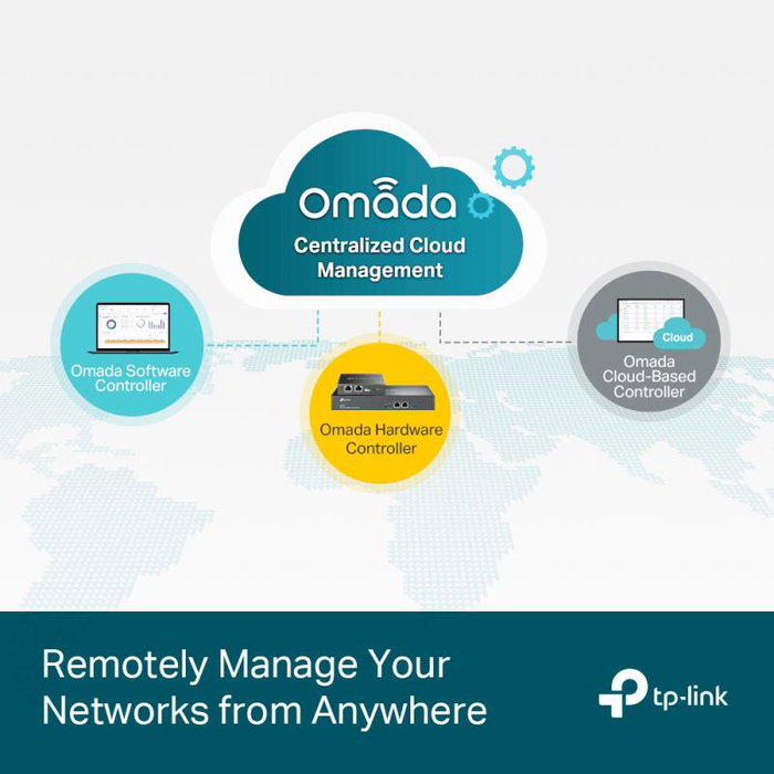 TP-Link Switch Omada SG3452P, Switch Gestionable Gigabit PoE+ 52 Ports avec 4 Ports SFP+ 10G