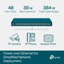TP-Link Switch Omada SG3452P, Switch Gestionable Gigabit PoE+ 52 Ports avec 4 Ports SFP+ 10G