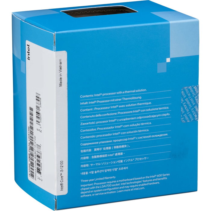 Intel Core i3 12100 3,3 GHz LGA 1700