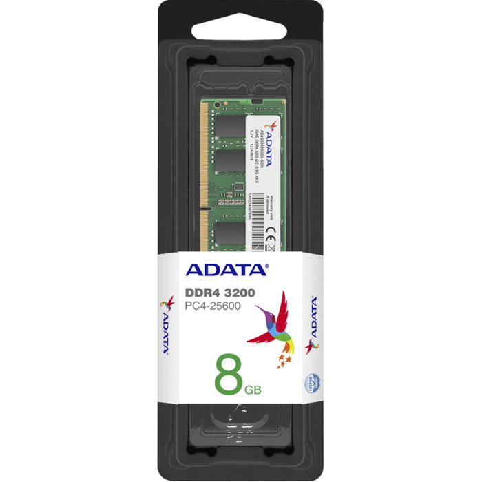 Adata Mémoire RAM DDR4 8GB SODIMM 3200 MHz