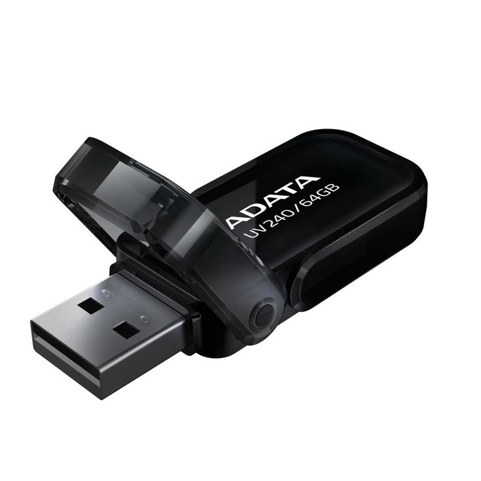 ADATA UV240 64GB Clé USB 2.0 AUV240-64G-RBK Noir