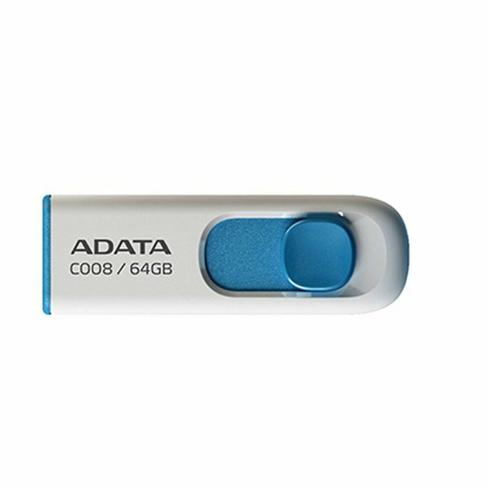 Clé USB Adata AC008-64G-RWE 64 GB Blanc Clé USB Adata AC008-64G-RWE 64 GB Blanc