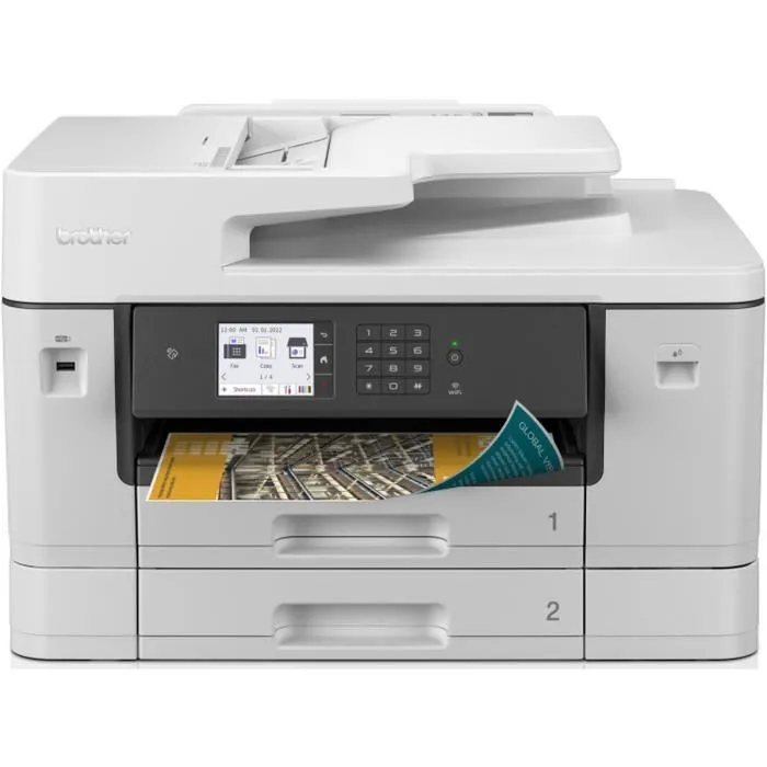 Brother MFC-J6940DW - Imprimante multifonction couleur professionnelle A3 - Tout-en-un avec Wi-Fi, Ethernet, NFC et recto-verso automatique