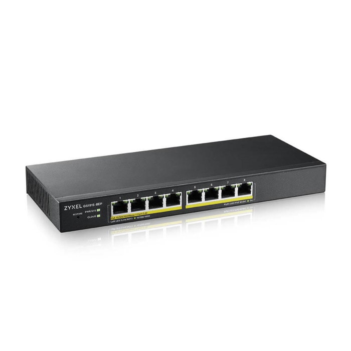 Zyxel GS1915-8EP Switch Smart 8 ports Gigabit PoE+ 60W