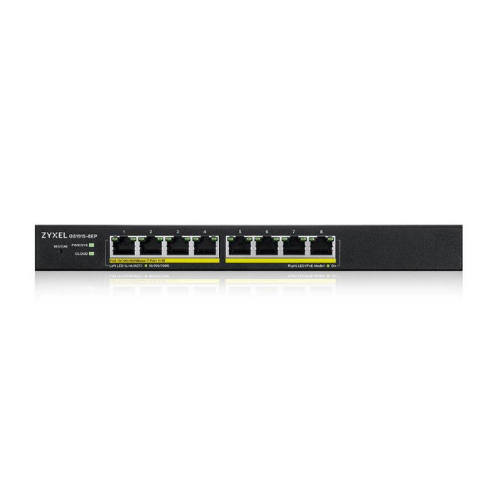 Zyxel GS1915-8EP-EU0101F Switch 8 Ports Gigabit PoE 60W Zyxel GS1915-8EP-EU0101F Switch 8 Ports Gigabit PoE 60W
