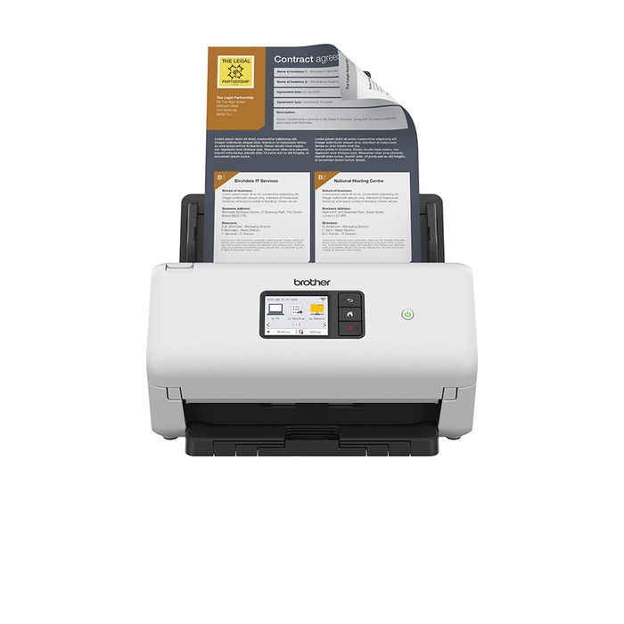 Brother ADS-4500 - Scanner de documents recto-verso 70 ppm - Wi-Fi, Wi-Fi Direct, Ethernet - Chargeur automatique 60 pages