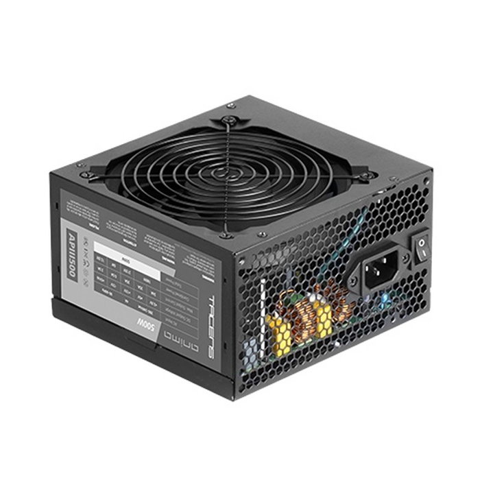 Tacens APIII500 Alimentation PC 500W 85% Efficacité Bronze Ventilateur Silencieux 120mm Noir