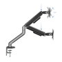 Tooq Support mural TV 17-32 pouces Gris, VESA 75x75/100x100, bras réglable avec ressort, charge max 9 kg