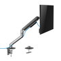 Tooq Support mural TV 17-32 pouces Gris, VESA 75x75/100x100, bras réglable avec ressort, charge max 9 kg