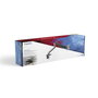 Tooq Support mural TV 17-32 pouces Gris, VESA 75x75/100x100, bras réglable avec ressort, charge max 9 kg