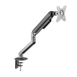 Tooq Support mural TV 17-32 pouces Gris, VESA 75x75/100x100, bras réglable avec ressort, charge max 9 kg