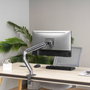 Tooq Support mural TV 17-32 pouces Gris, VESA 75x75/100x100, bras réglable avec ressort, charge max 9 kg