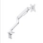 Tooq Soporte Mesa TV 17-32 Pouces Blanc Support VESA 75x75 100x100 Réglable 2-9 kg
