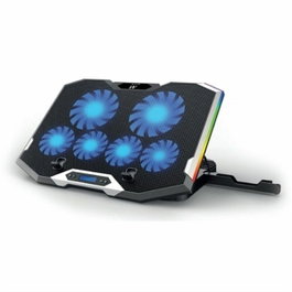 Ewent EW1260 Support de refroidissement RGB avec 6 ventilateurs et Hub USB