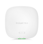 Hewlett Packard Enterprise Aruba Instant On AP22 (RW) Wi-Fi 6 Blanc