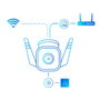 TP-Link TC65 Caméra WiFi Extérieure 3MP Vision Nocturne Audio Bidirectionnel