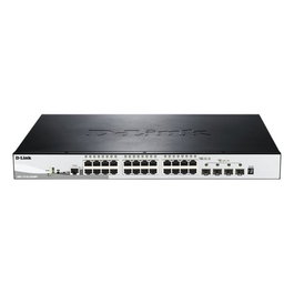 D-Link DGS-1510-28XMPE Switch L2/L3 Gigabit géré 24 ports PoE+ 4 SFP+ 10G