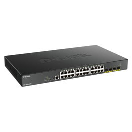 D-Link DGS-1250-28XMP/E Switch Intelligent 24 Ports PoE + 4 Ports 10G SFP+