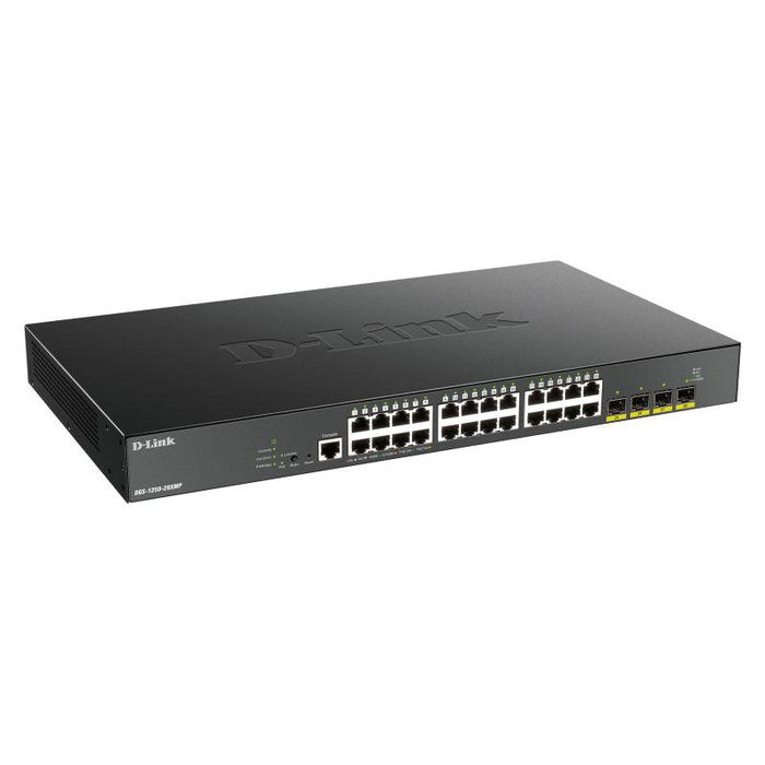 D-Link Switch DGS-1250-28XMP/E 28 Ports Gigabit Managed Smart Ethernet Switch - Switch Gigabit Géré 28 Ports DGS-1250-28XMPE