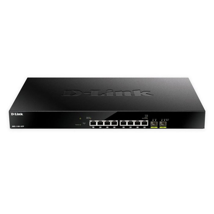 D-Link DMS-1100 Switch Géré L2 8 ports 2.5G PoE+ 240W 2 slots SFP+ Noir D-Link DMS-1100 Switch Géré L2 8 ports 2.5G PoE+ 240W 2 slots SFP+ Noir