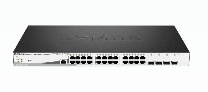 D-Link DGS-1210 Switch Gigabit PoE+ 28 ports (24 RJ-45 + 4 SFP)