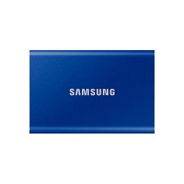 Samsung Disque Dur Externe SSD 2TB T7 NVME Portable Bleu Lecture 1050Mo/s Ecriture 1000Mo/s