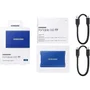 Samsung SSD Externe T7 Bleu 2 To MU-PC2T0H/WW - Stockage Rapide et Transport Facile