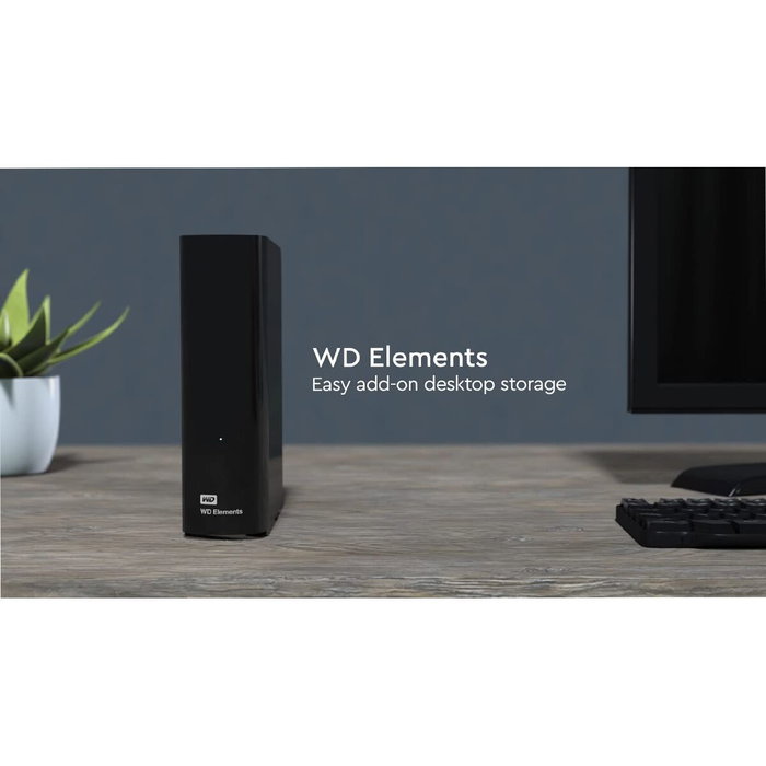 Disque Dur Externe Western Digital WD Elements Noir 16 TB