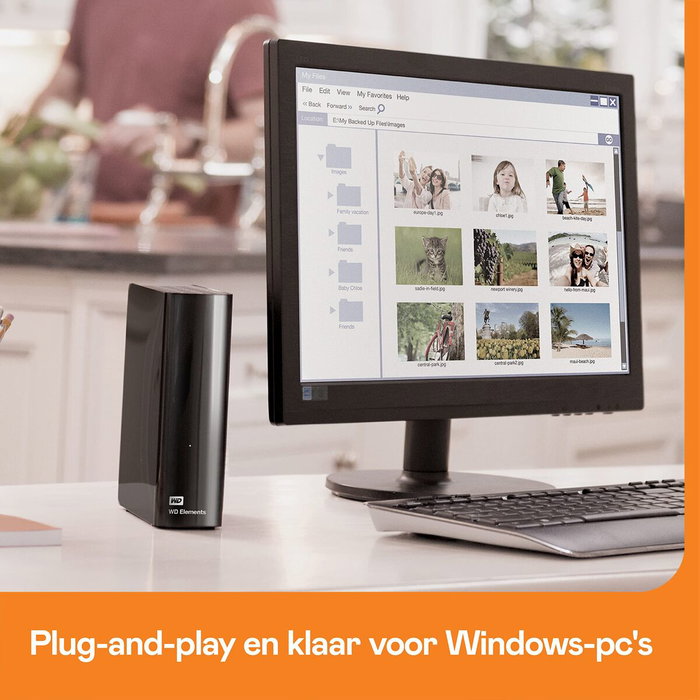 Disque Dur Externe Western Digital 9682635000 16 TB Noir