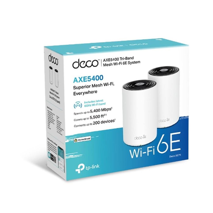 TP-Link Deco XE75 AXE5400 WiFi 6E Mesh System TP-Link Deco XE75 AXE5400 WiFi 6E Mesh System