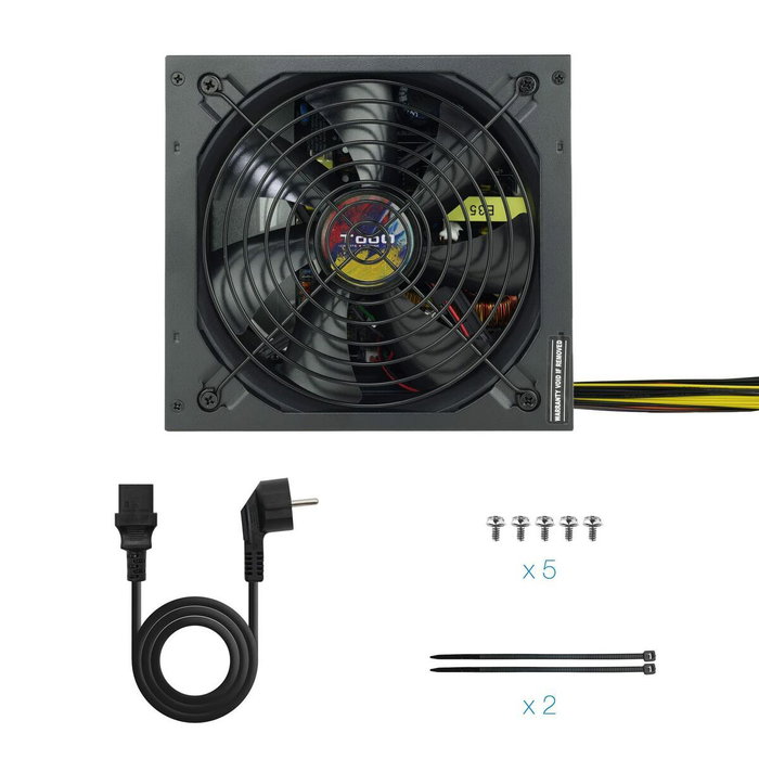 Bloc d’Alimentation TooQ TQAPOLO-650SP ATX 650 W CE - RoHS