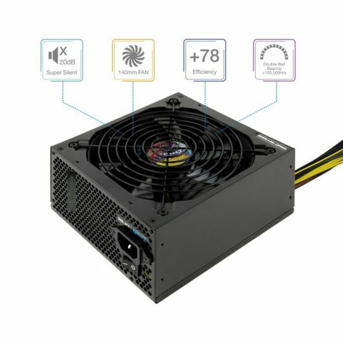 Bloc d’Alimentation TooQ TQAPOLO-650SP ATX 650 W CE - RoHS